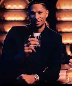Josh Hart doing a booze commercial! Photo by Karen Salkin.